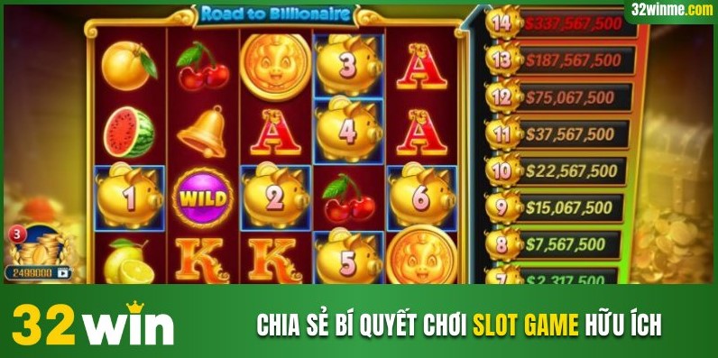 Chia sẻ bí quyết chơi slot game hữu ích